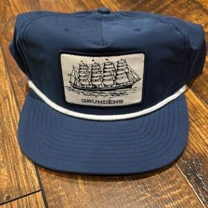 Grundéns Grundens Captains Heritage Adjustable Hat - Navy - One Size Fits Most